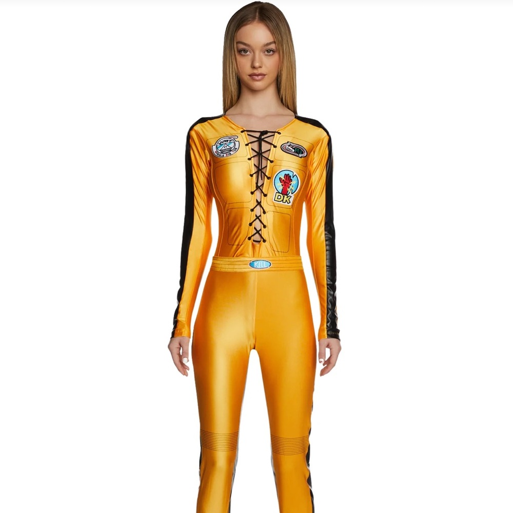 Kill Bill Yellow Jumpsuit Halloween New With Tags